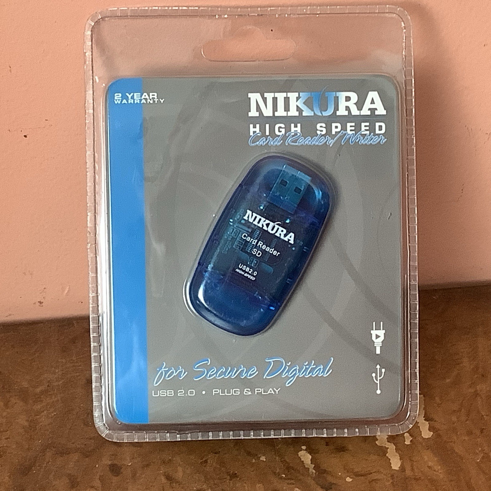 NIKURA  High Speed Card Reader Writer USB 2.0 • PLUG -& PLAY NEW