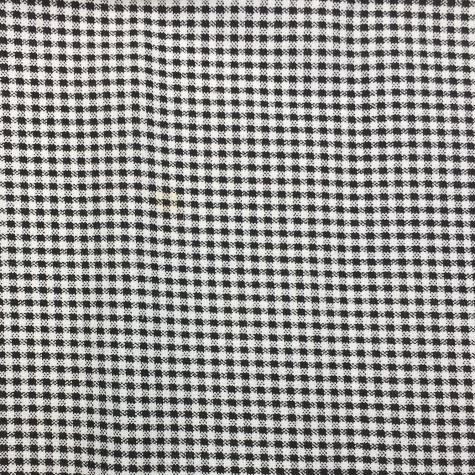 1/2 Yd Marci Struzlinski Inner Light Quilting Fabric Black White Checked Gingham