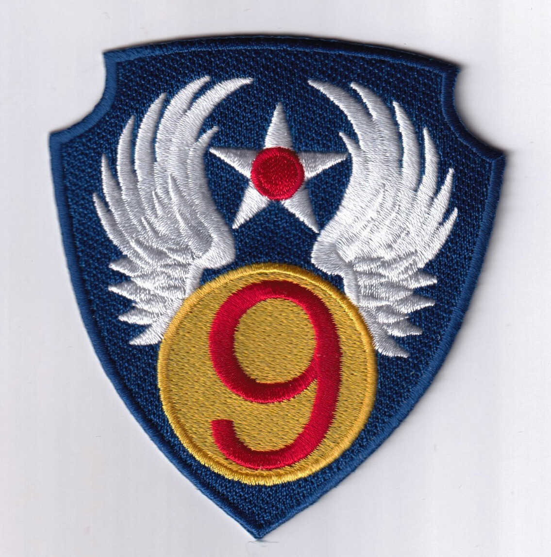 9th Air Force Patch – With Hook and Loop, 3.5"