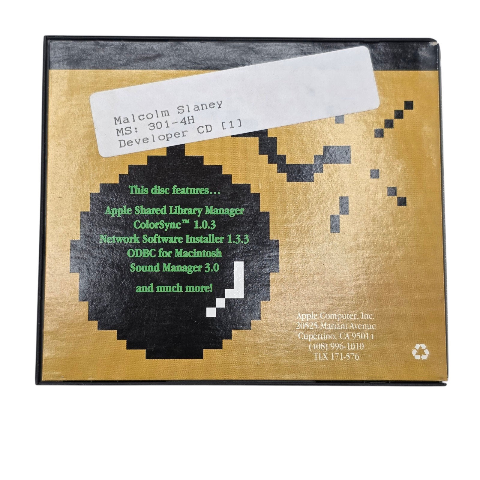 1993 Vintage Apple Developer CD “Spinal Trap” Mac Software Reference Disc