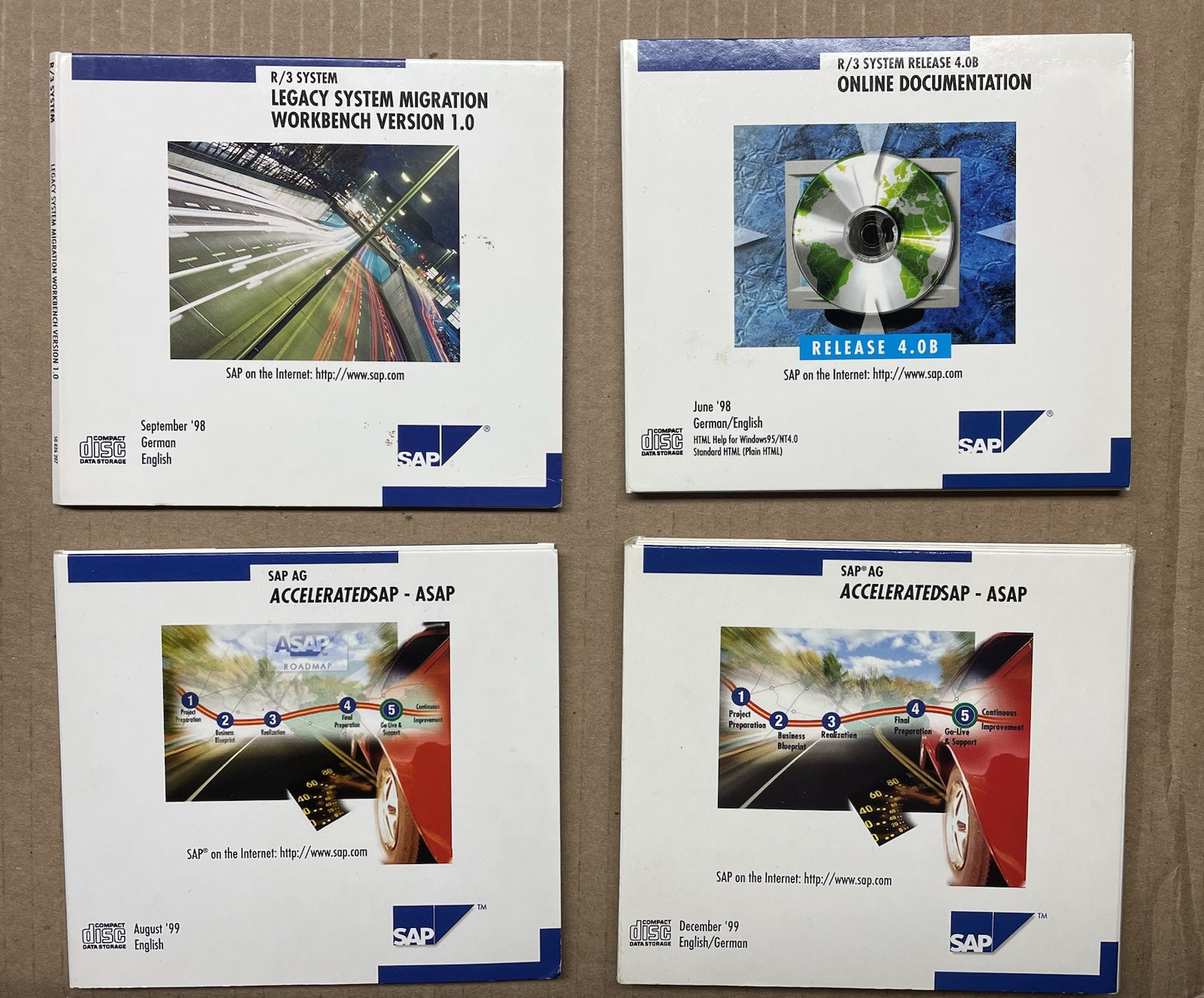 Vintage SAP Software Bundle - R/3 System - AcceleratedSAP