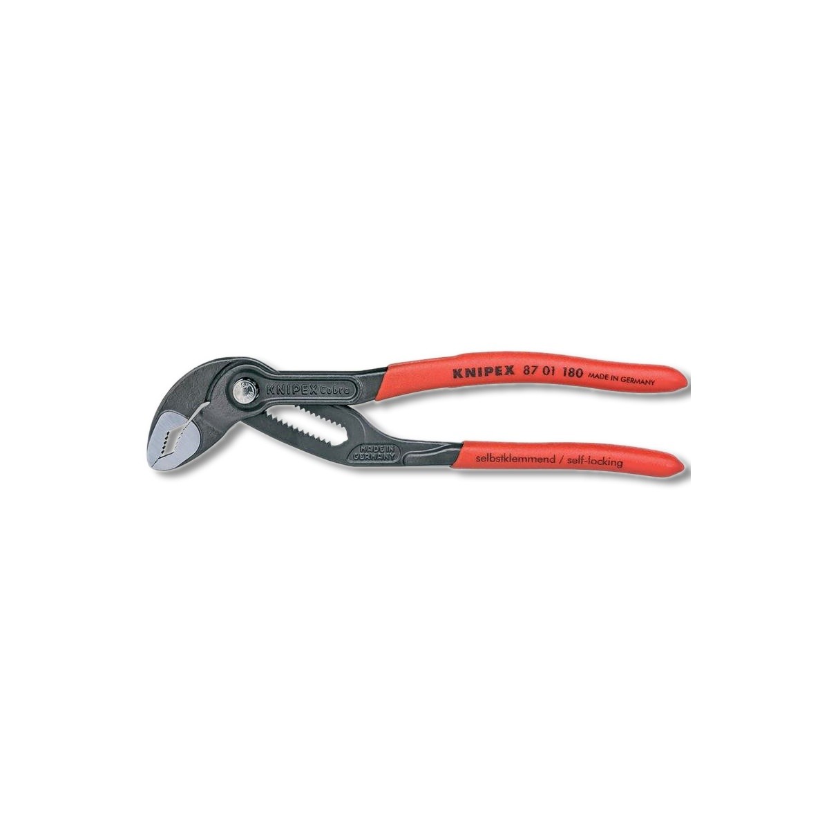 Knipex Cobra 7.25 in Chrome/Red Vanadium Steel Water Pump Pliers 8701180SBA