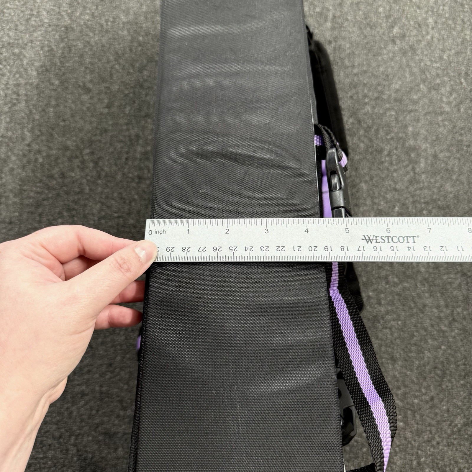 Yamaha SBK 285 Xylophone Bells Bag Carry Case Black Purple Soft Padded Bag Only