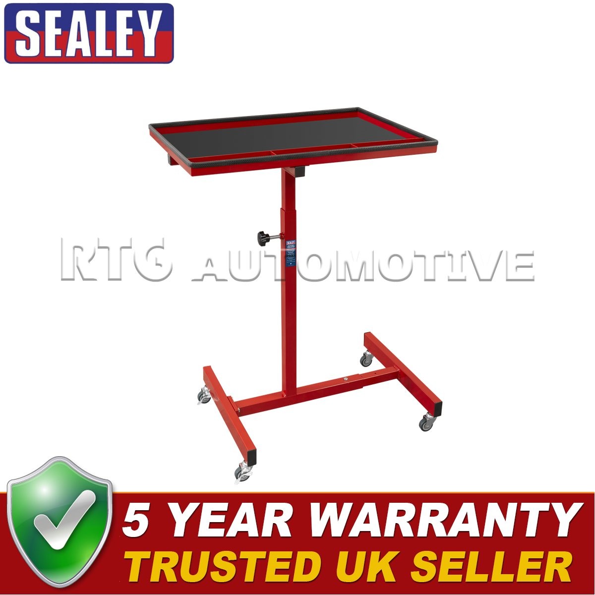 Sealey Adjustable-Height Mobile Workstation 50kg Capacity AP200