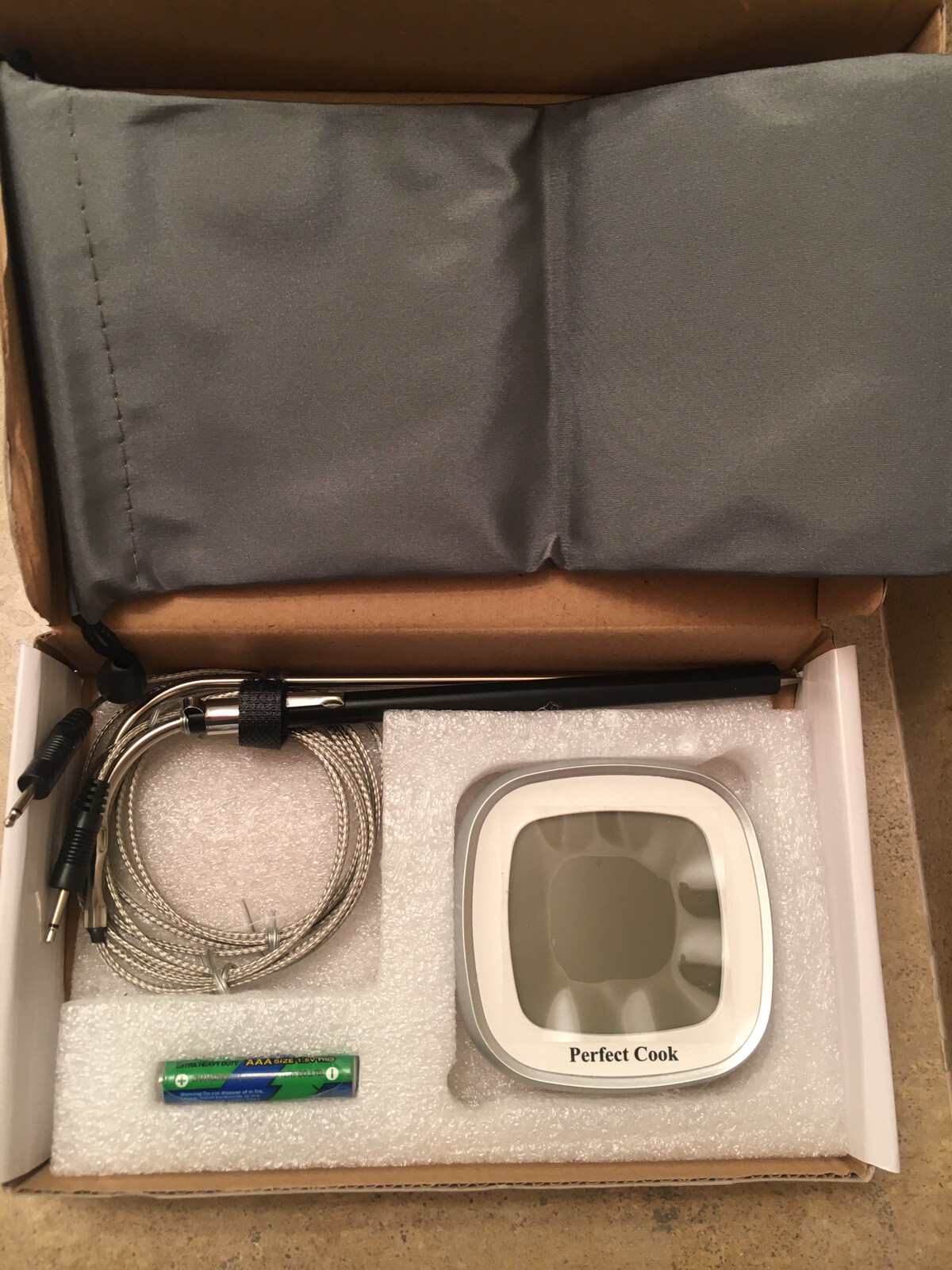 Smart Touch Screen Thermometer and Timer Perfect Cook Set Kitchen Grill BBQ