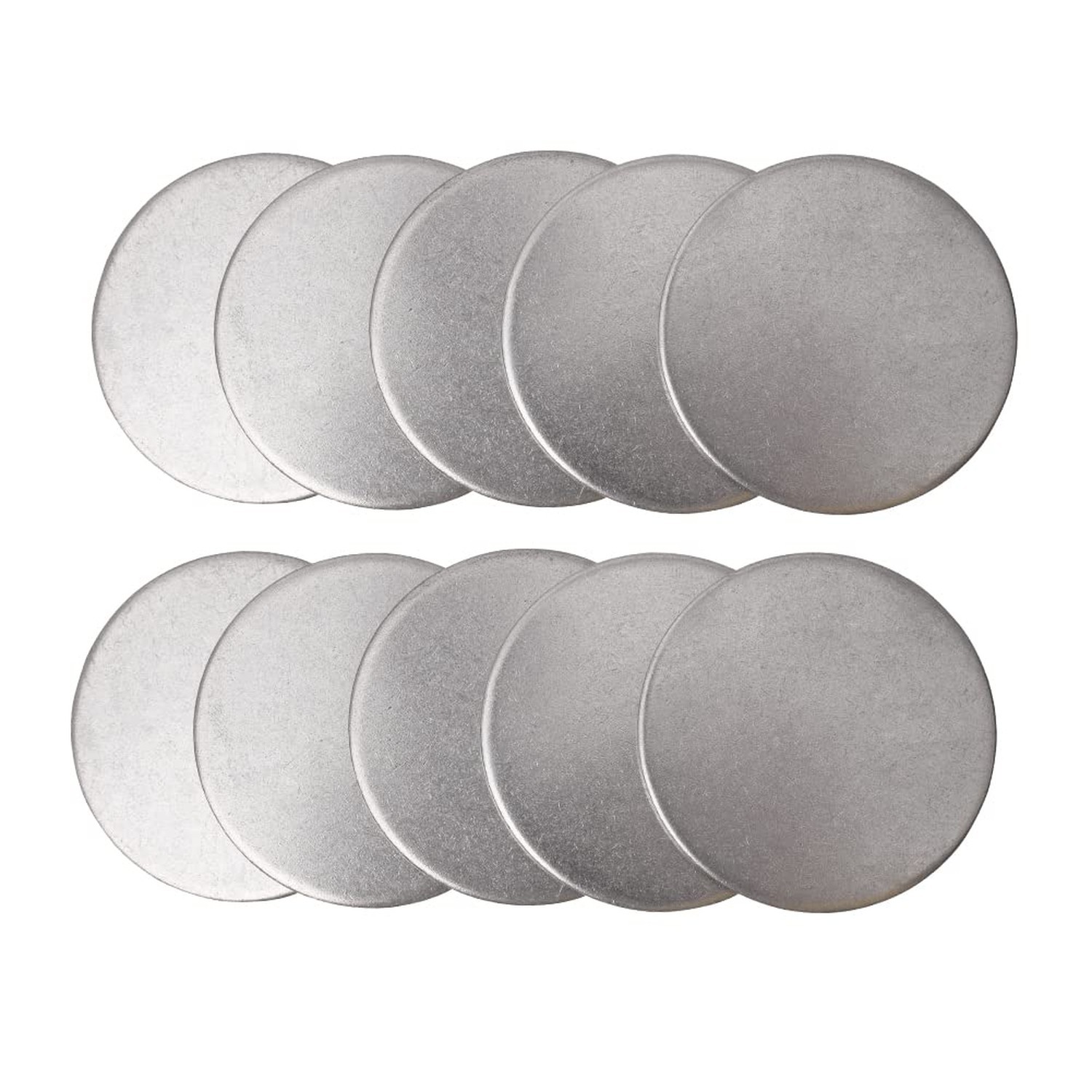 Eoiips 2" Diameter Stainless Steel Disc, 15 Gauge Thickness Round Circle Plat...