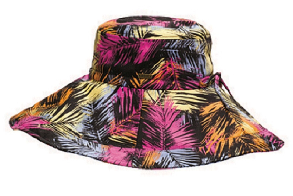 NEW Tropical Bondi Beach Hat Cotton Spandex Medium
