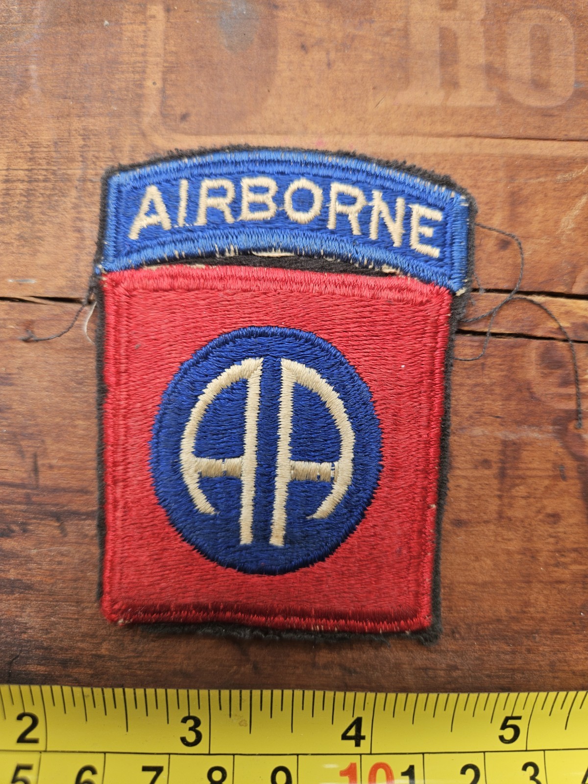 WWII 82nd Airborne Patch Orginal Antique
