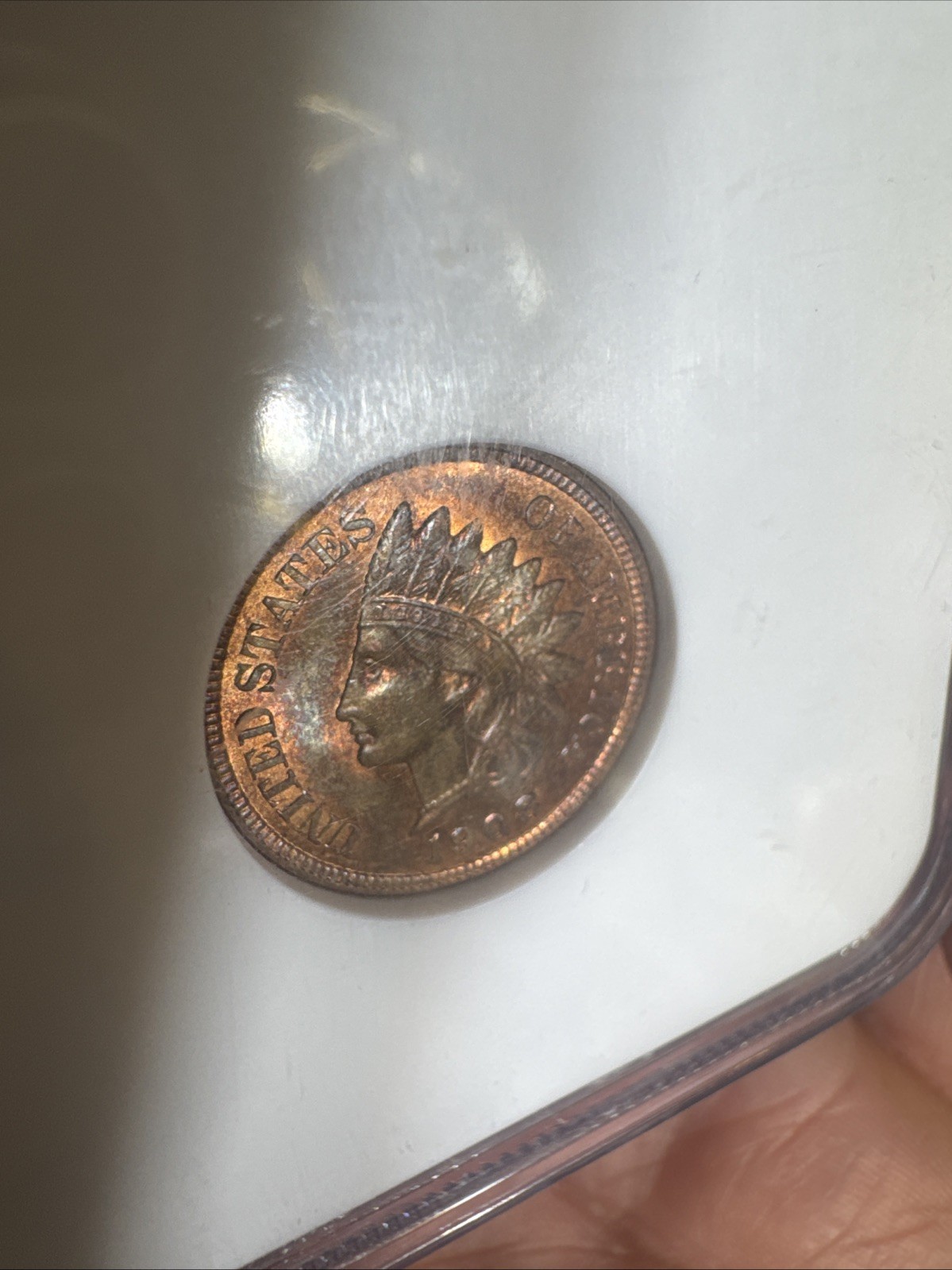 1908 Indian Head Cent 1c NGC MS64 RB Beautiful Coin