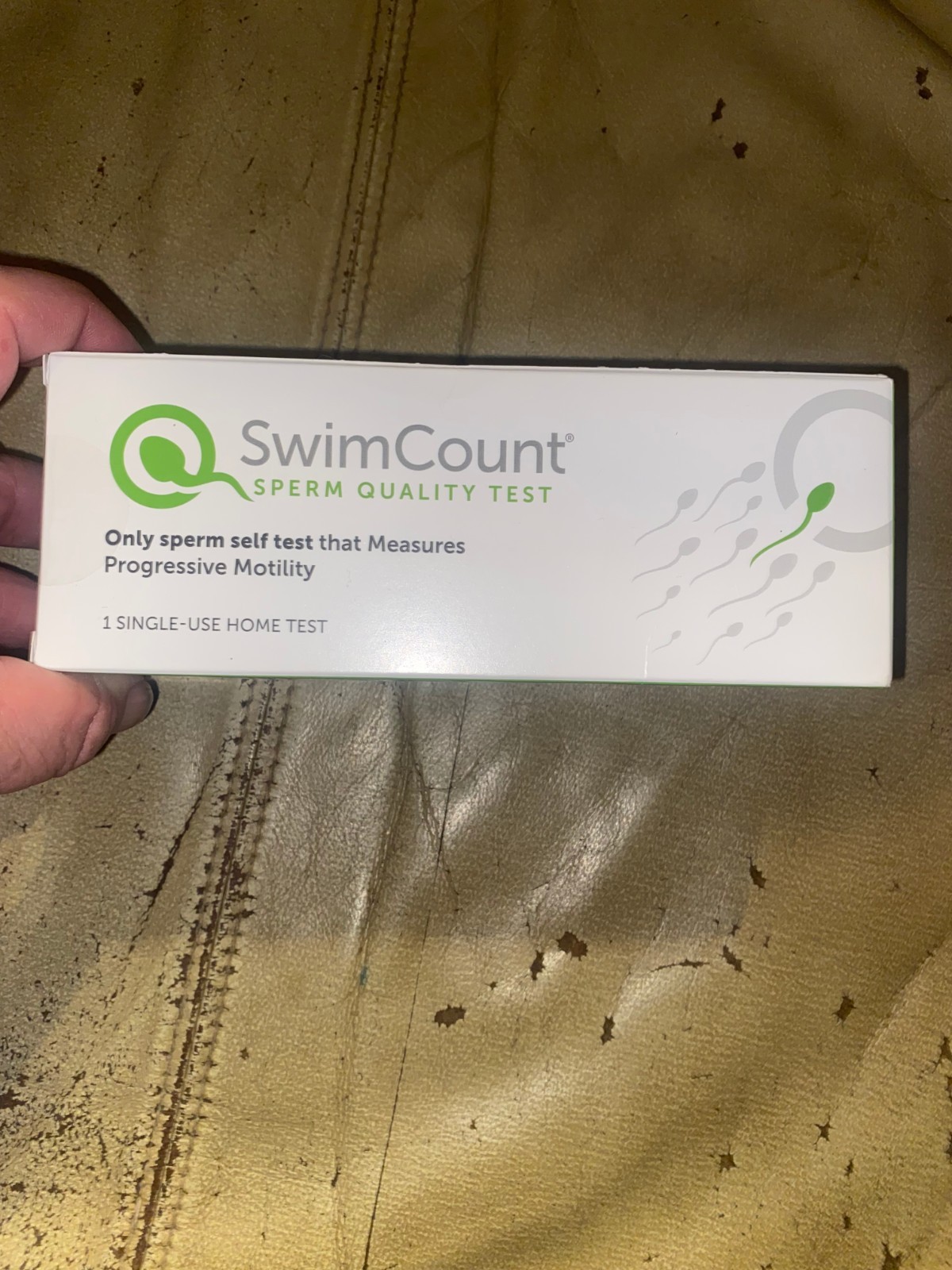 SWIM COUNT  Sperm Quality Test Kit with  Easy to Read At Home test