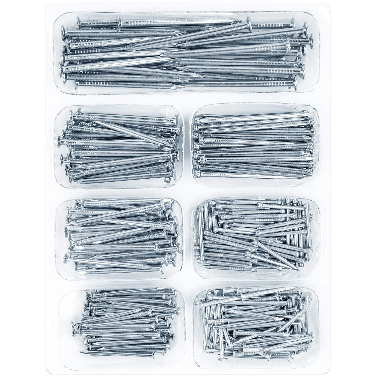 STUHAD 400pcs Hardware Nails Assortment Kit, Picture Hanging Nails,...