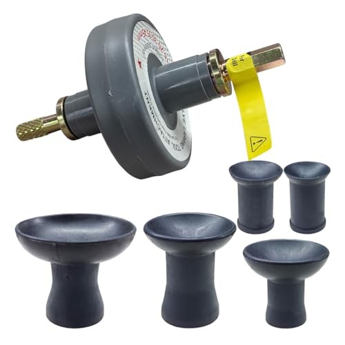 Universal Valve Lapping Tool Kit with 5 Suction Plates, Valve Grinding