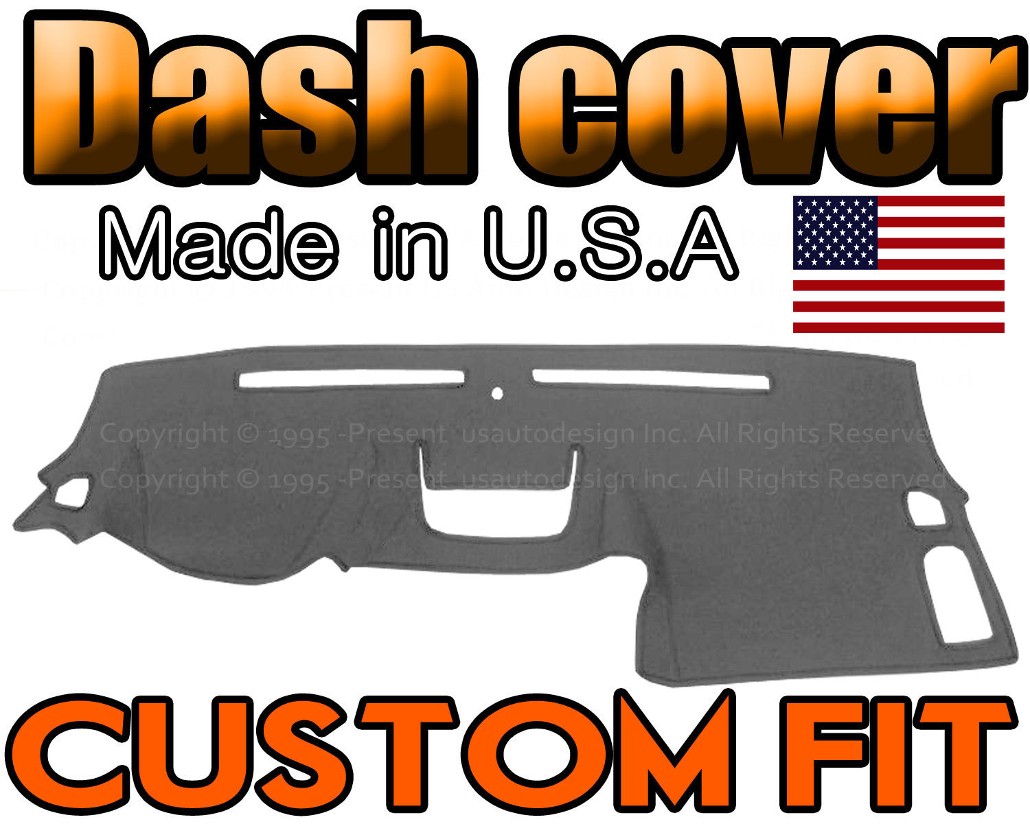 fits 2015 -2022 CHEVROLET COLORADO  DASH COVER MAT DASHBOARD PAD / CHARCOAL GREY