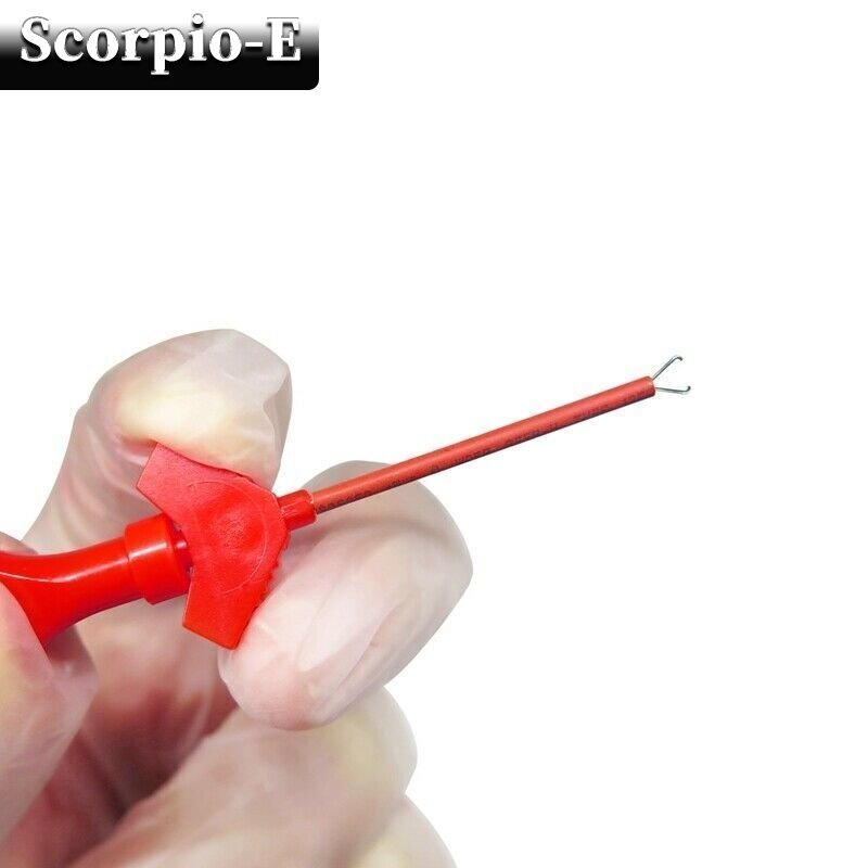SMD IC Test Hook Clip Mini Grabber Jumper Probe for Logical Analyzer