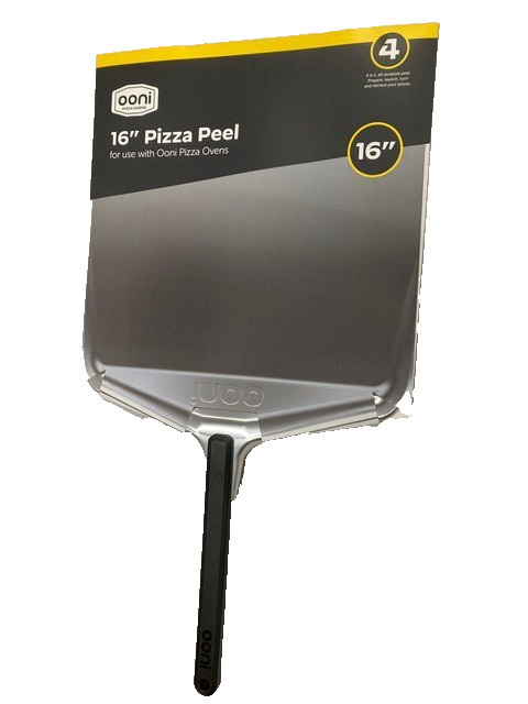 Ooni 16in Pizza Peel for Outdoor Pizza Ovens, Lightweight Heat Resistant Handle