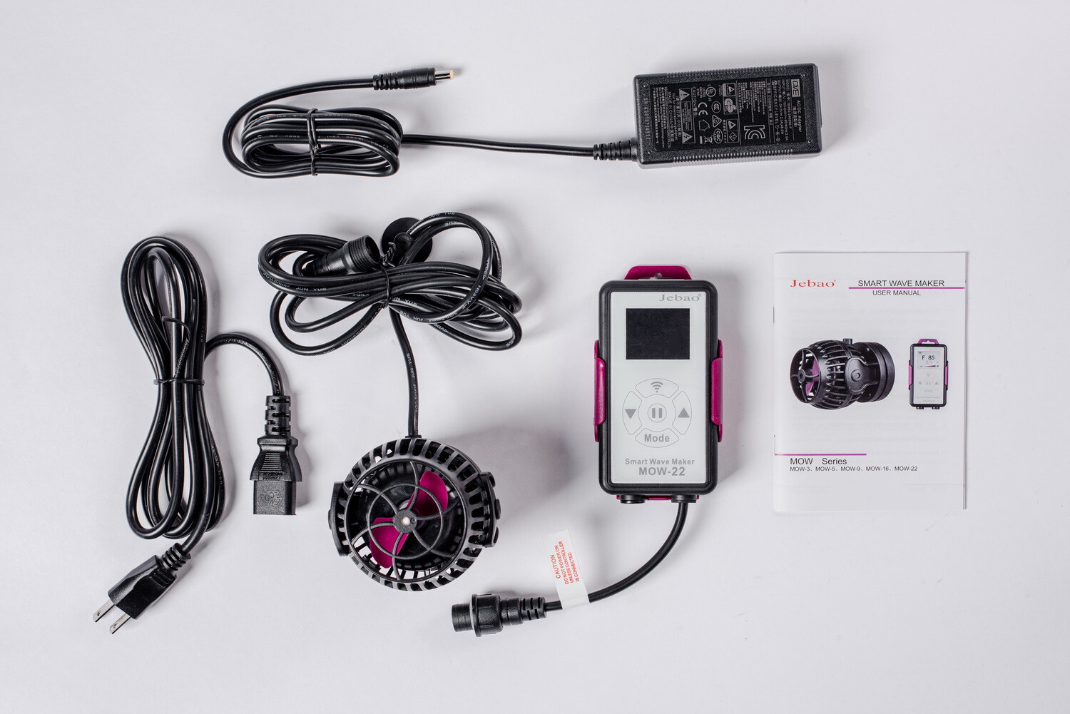 Jebao MOW-22 Wave Maker Flow Pump with Controller for Marine Reef Aquarium