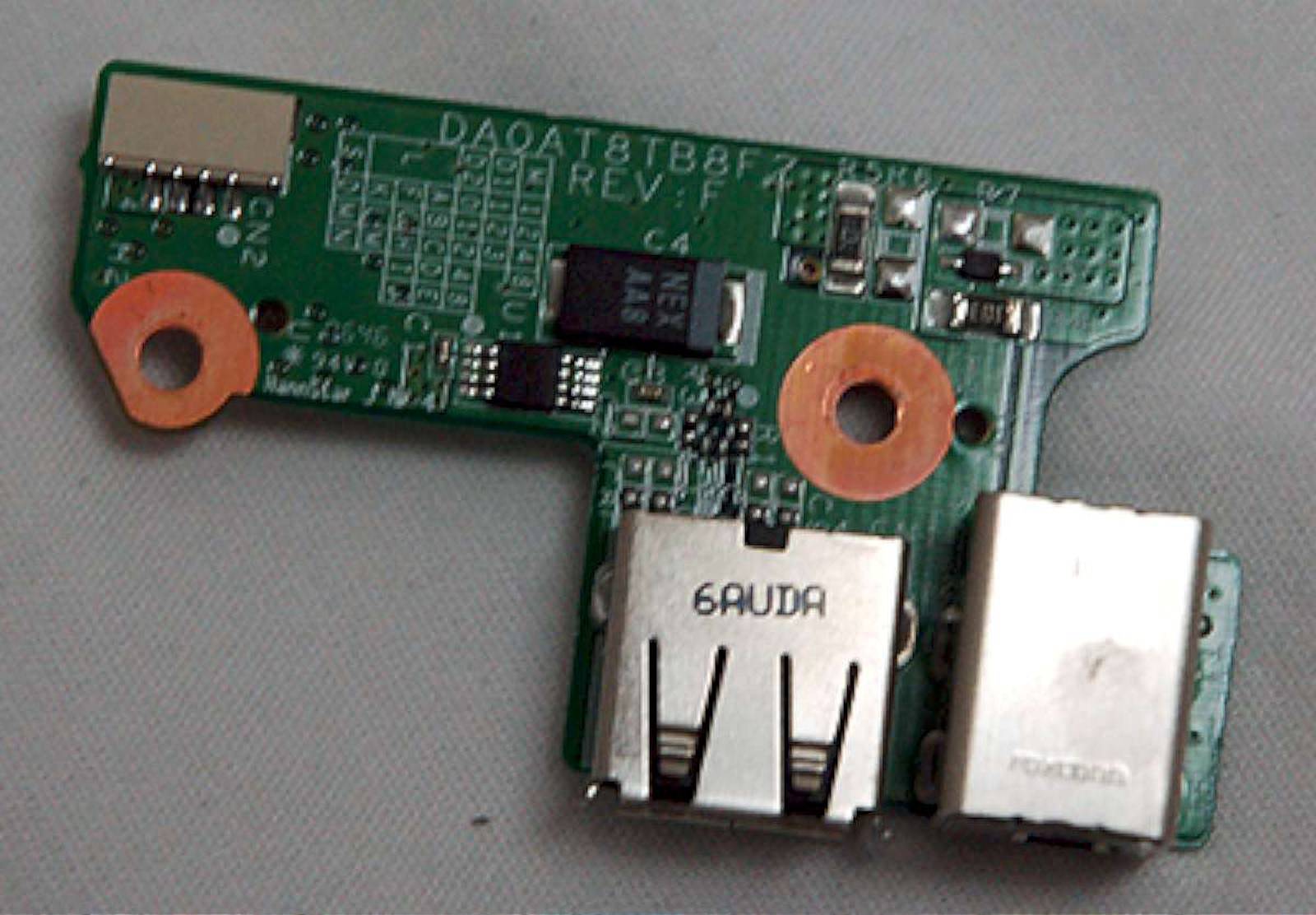 HP Pavilion dv6000 USB & DC POWER JACK BOARD 431445-001 65W 34AT8DB0017 Genuine
