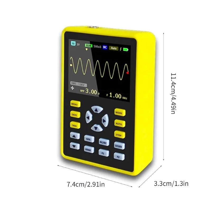 2.4inch Display Oscilloscope for Auto Electronics Waveform Generators