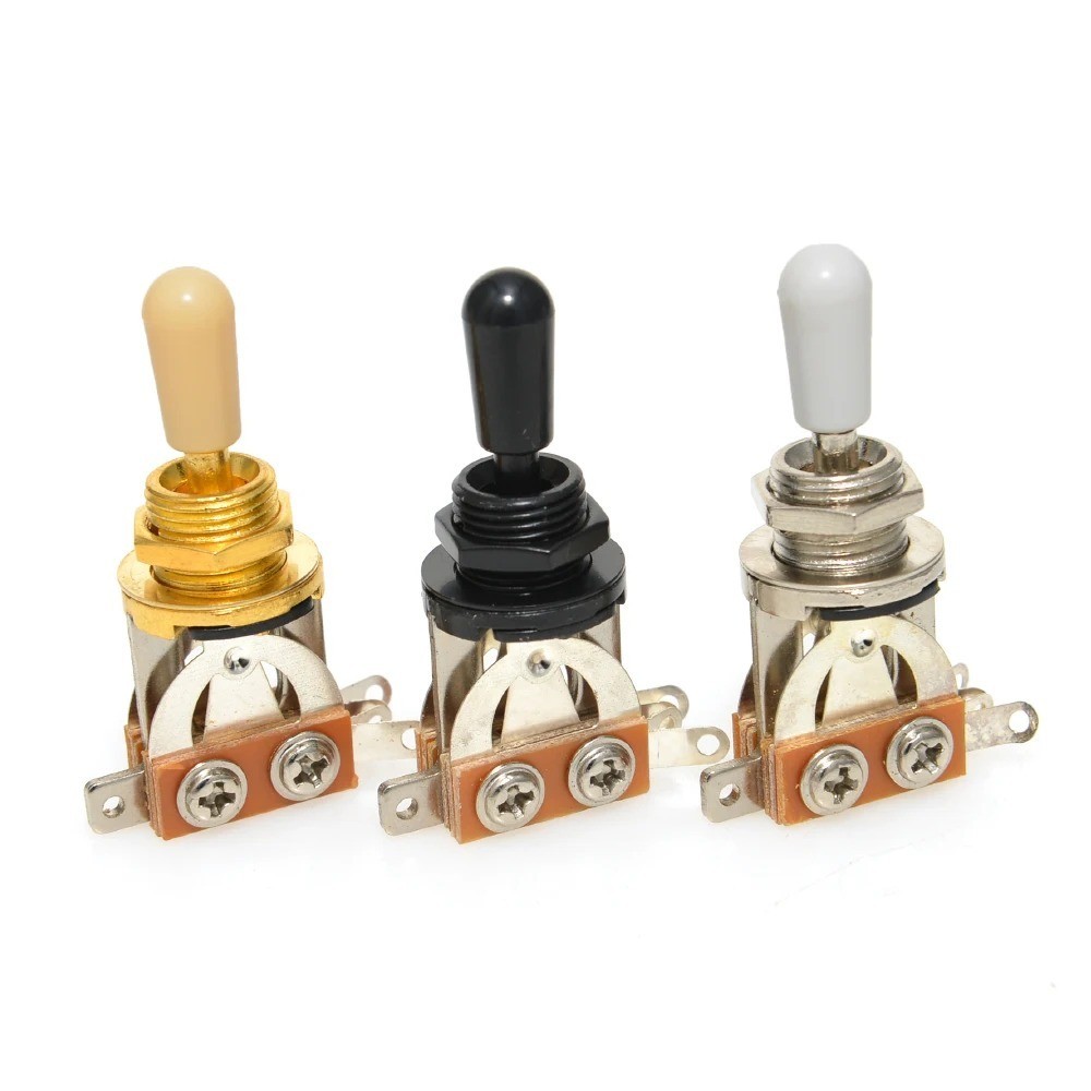 3 Way Guitar Toggle Switch for Les Paul LP SG Epiphone Pickup Selector w/ Tip