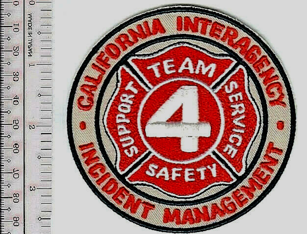 California Interagency Incident Management Team 4 Support Safety NO TARIFF