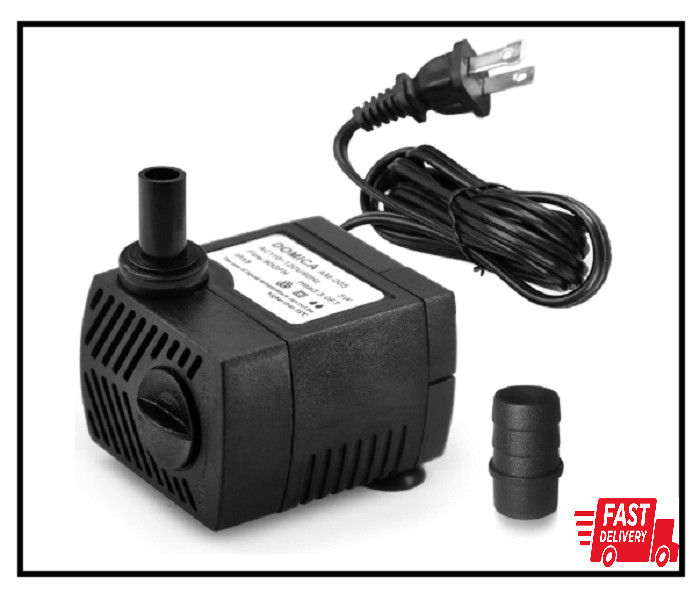 90 GPH Mini Submersible Pump, Small Fountain Pump 5W 350L/H for water feature...