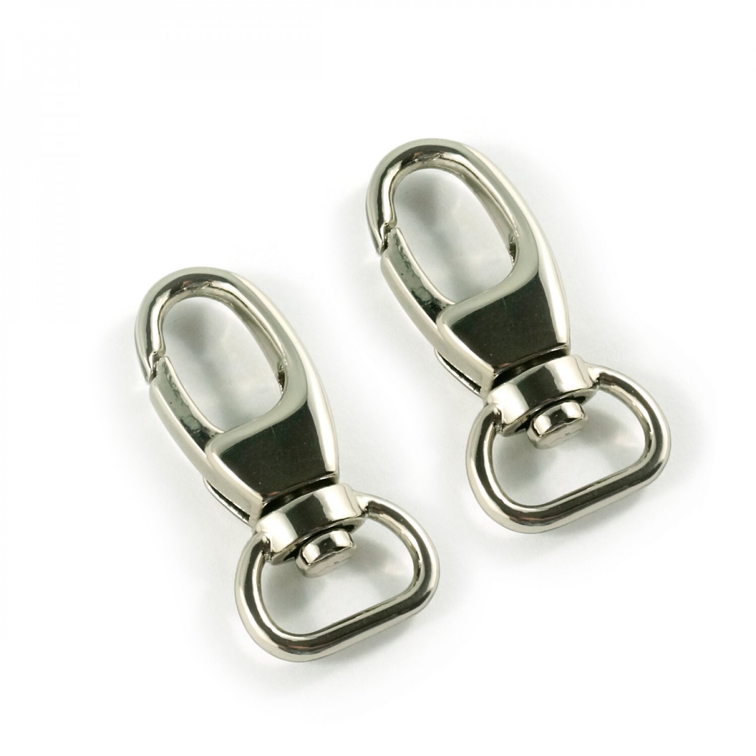 Swivel Snap Hooks (2pk) 1/2in (12mm) Nickel By Emmaline Bags