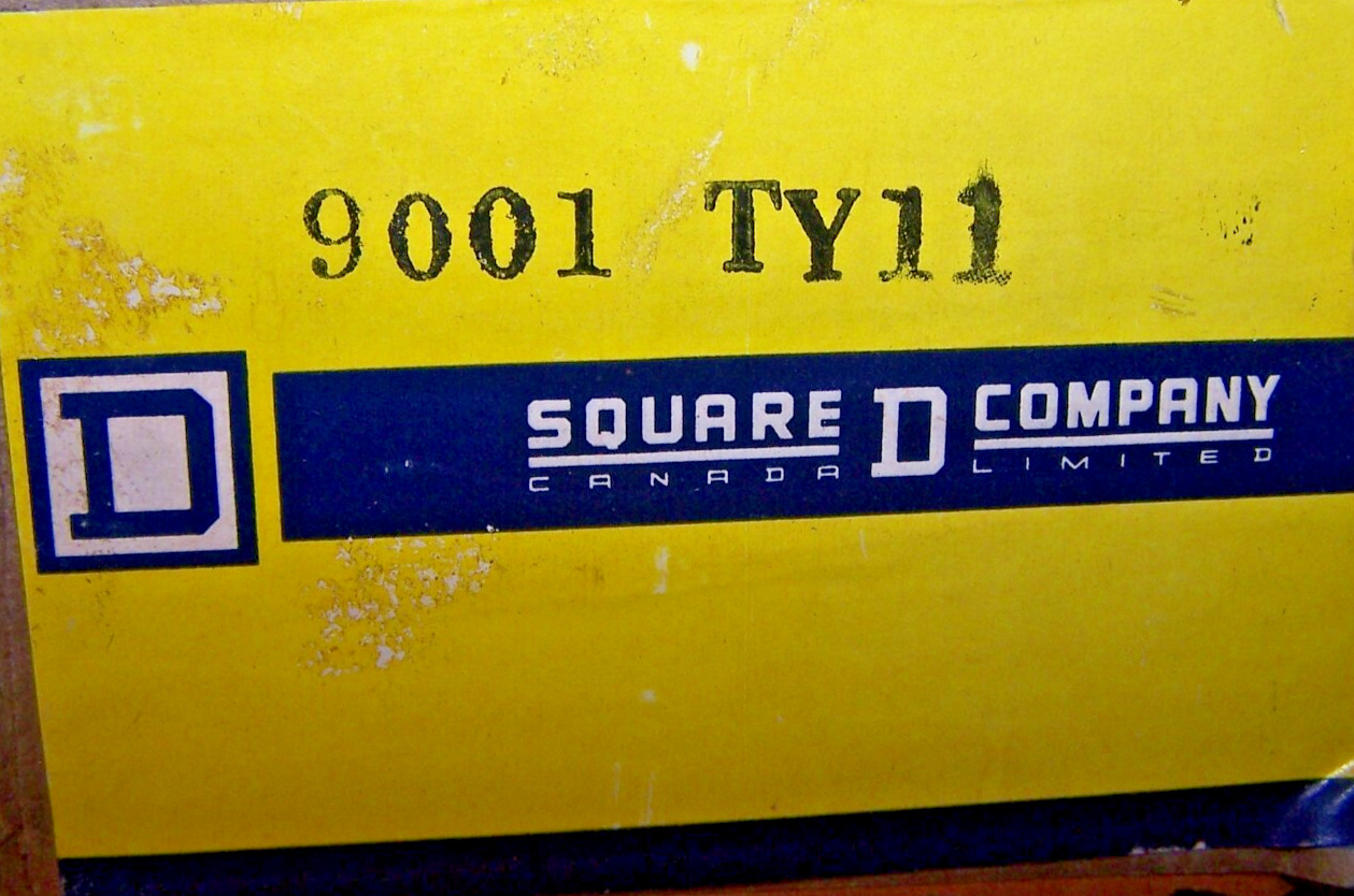 NEW SQUARE D BLACK START ENCLOSED PUSH BUTTON OPERATOR 9001 TY11