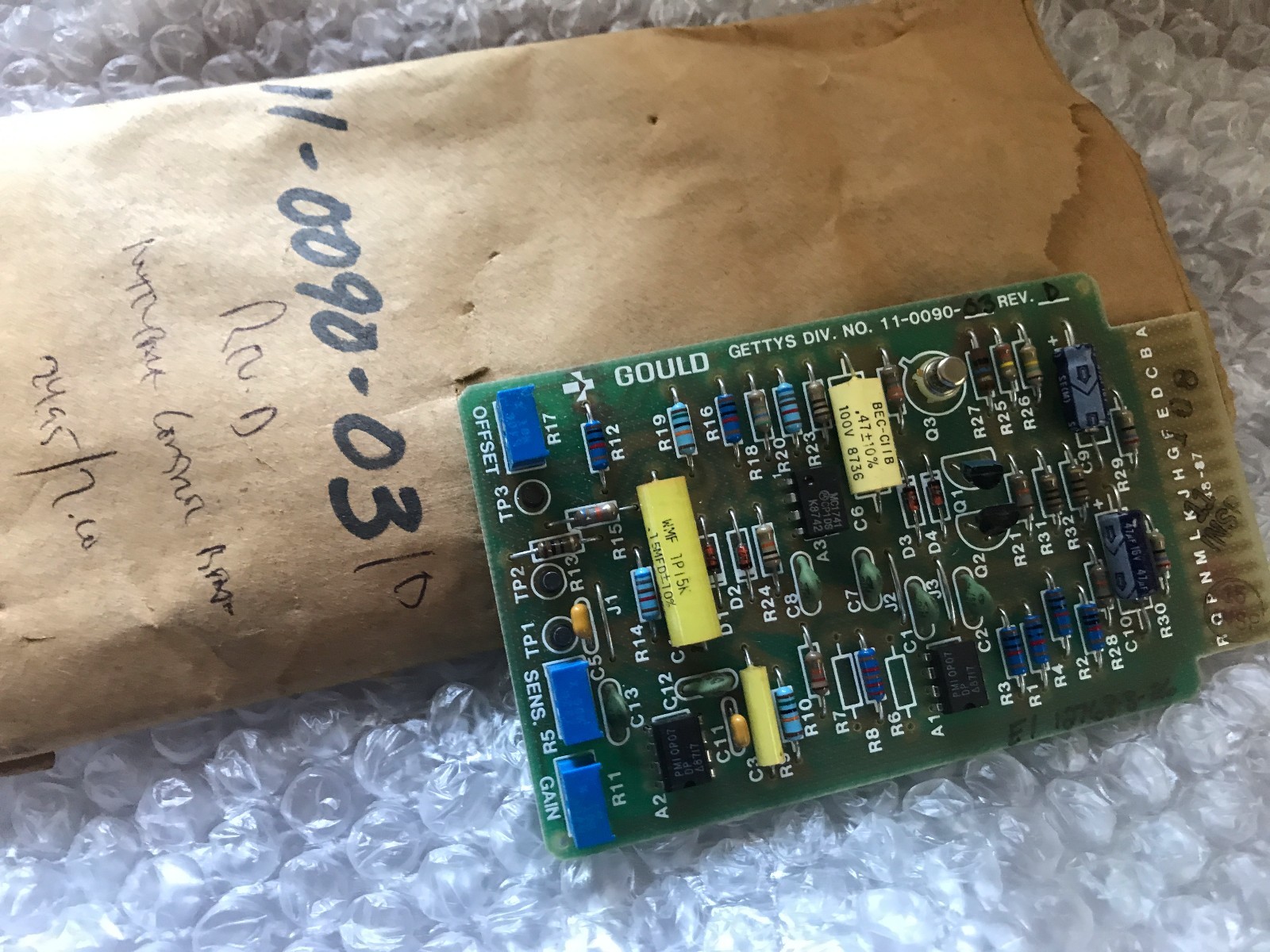 GETTYS 11-0090-03 REV. D INTERFACE CONTROL MODULE New