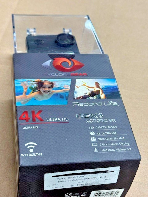 Cyclops Gear GTX CGX3 HD Action Waterproof Camera Seadoo - NEW