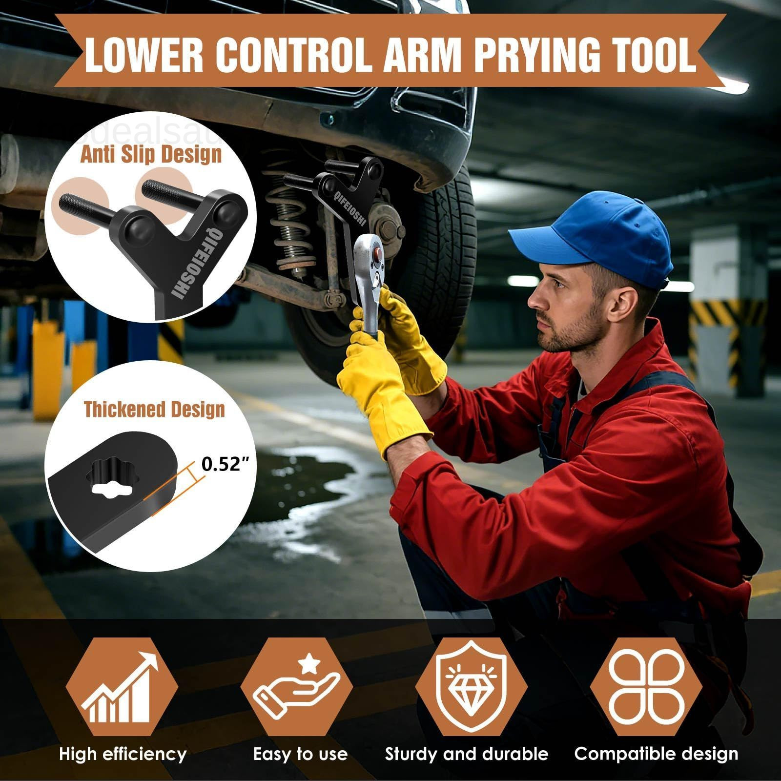 Newly Upgraded Lower Control arm pry Tool, Suspension Control Arm Tool (Model A)