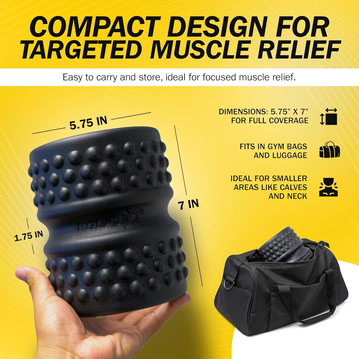Spinealine Back Roller – Muscle Rollers Deep Tissue Spine Alignment Tool – Ergon