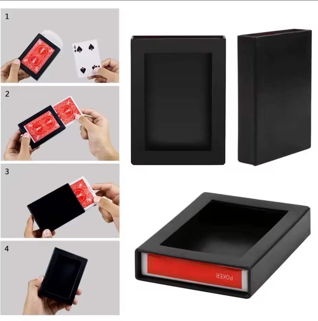 Magic Trick Vanishing Deck Gimmick Disappearing and Appearing Card Illusion T4
