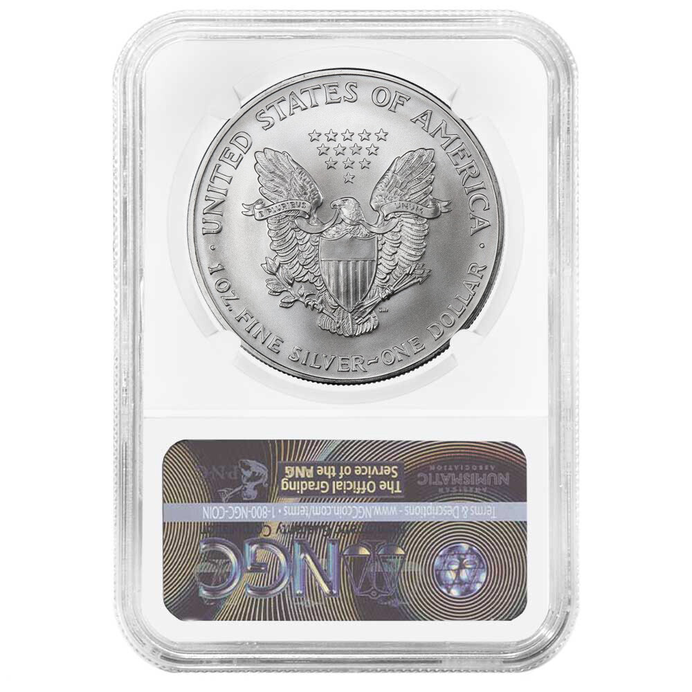 2006 $1 American Silver Eagle NGC MS69 Brown Label