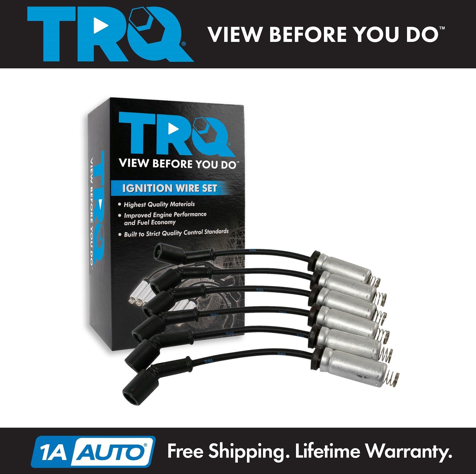 TRQ Ignition Spark Plug Wire Kit Set for GM Pickup Truck 4.3L V6 New