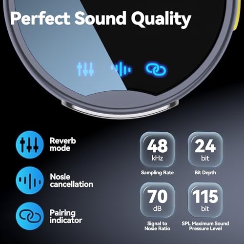 200ft Wireless Lavalier Microphone for iPhone/Android/Camera