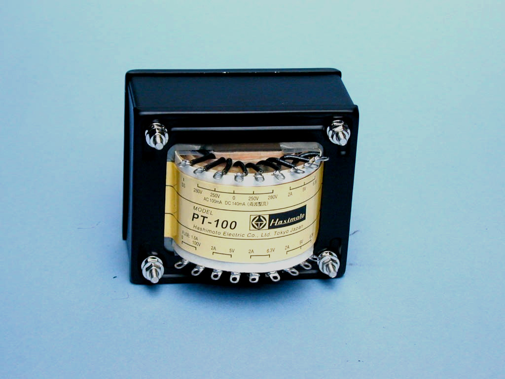 Hashimoto PT-100 Power Transformer Equipped w/ ES & MS Shield