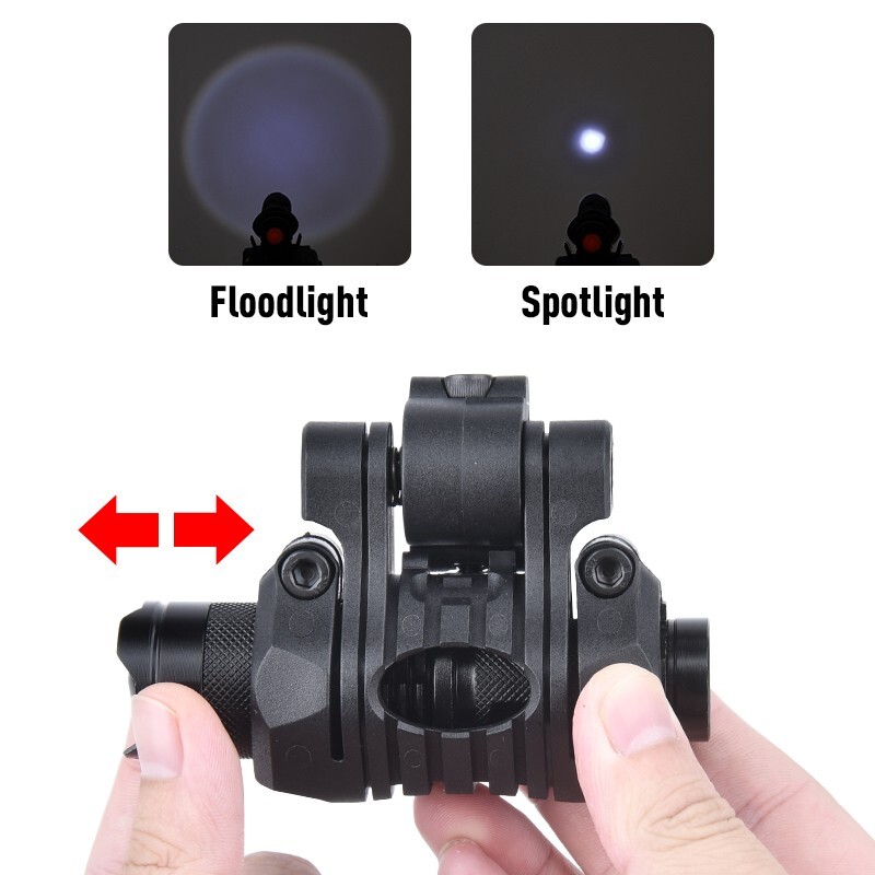 Tactical FAST Helmet Lamp Portable Headlight LED Mini Flashlight Hunting Light