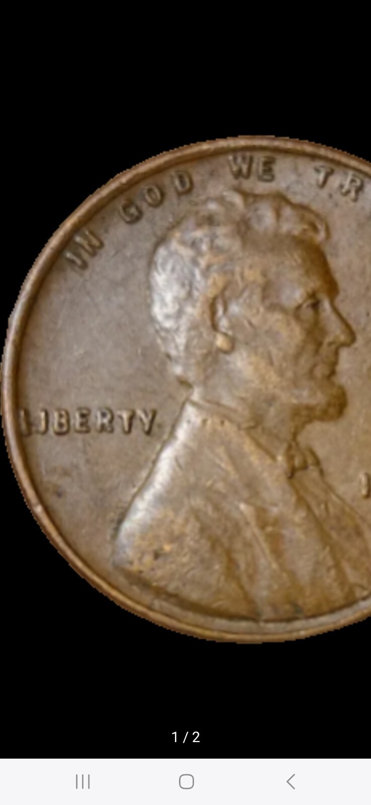 1952 D Wheat Penny Unique Error