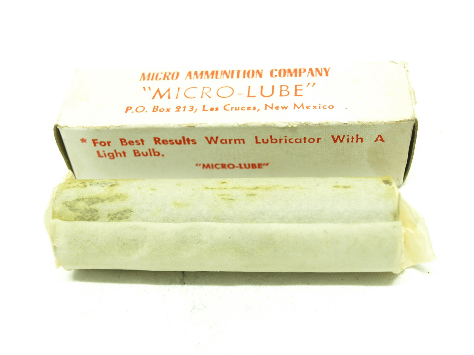 Vintage Micro Ammunition Micro Lube Bullet Lube 1.50 OZ NOS New Old Stock