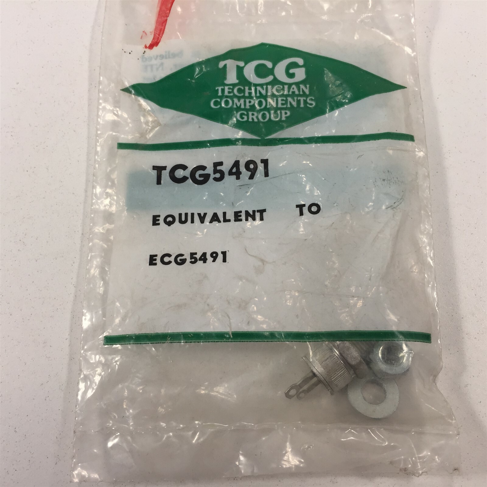 (1) TCG5491 Silicon Controlled Rectifier (SCR) 10 Amp, TO48 NTE5491