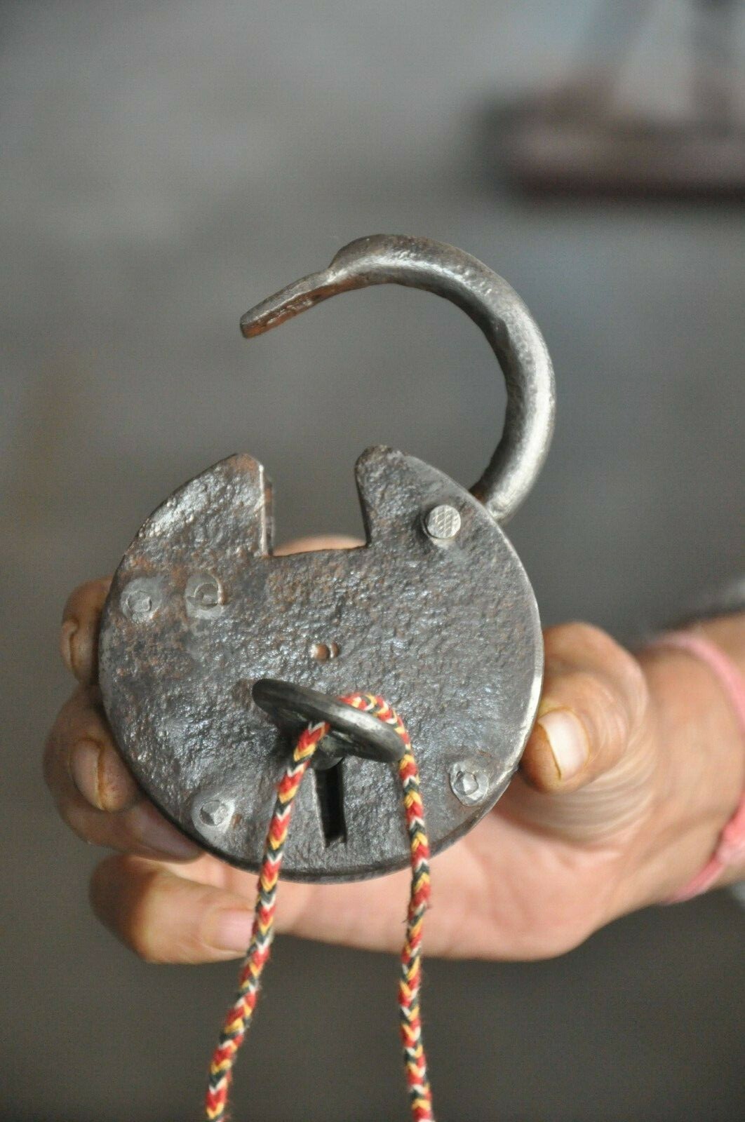 3 Pc Vintage Iron Handcrafted Unique Shape Heavy Padlocks