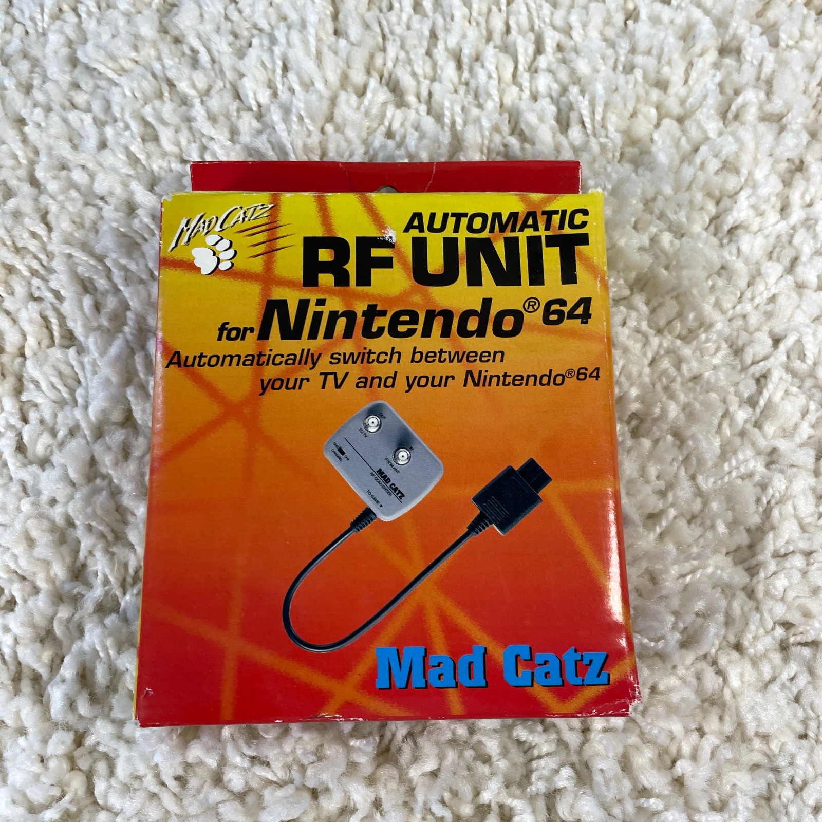 Playstation Mad Catz High Frequency RF Converter Model 3024 in Box