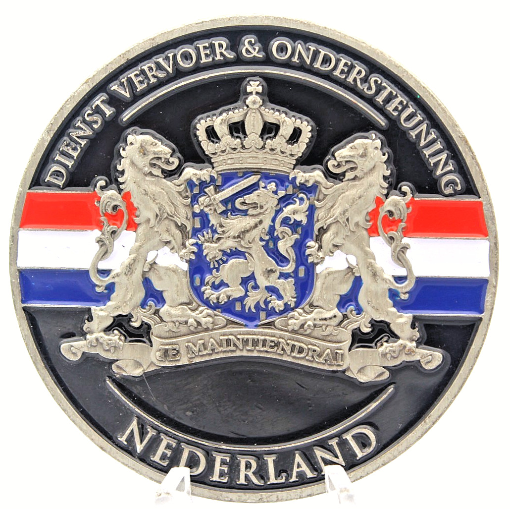 Dutch Netherlands DVO INZET 2020-2022 Challenge Coin 2" Copper