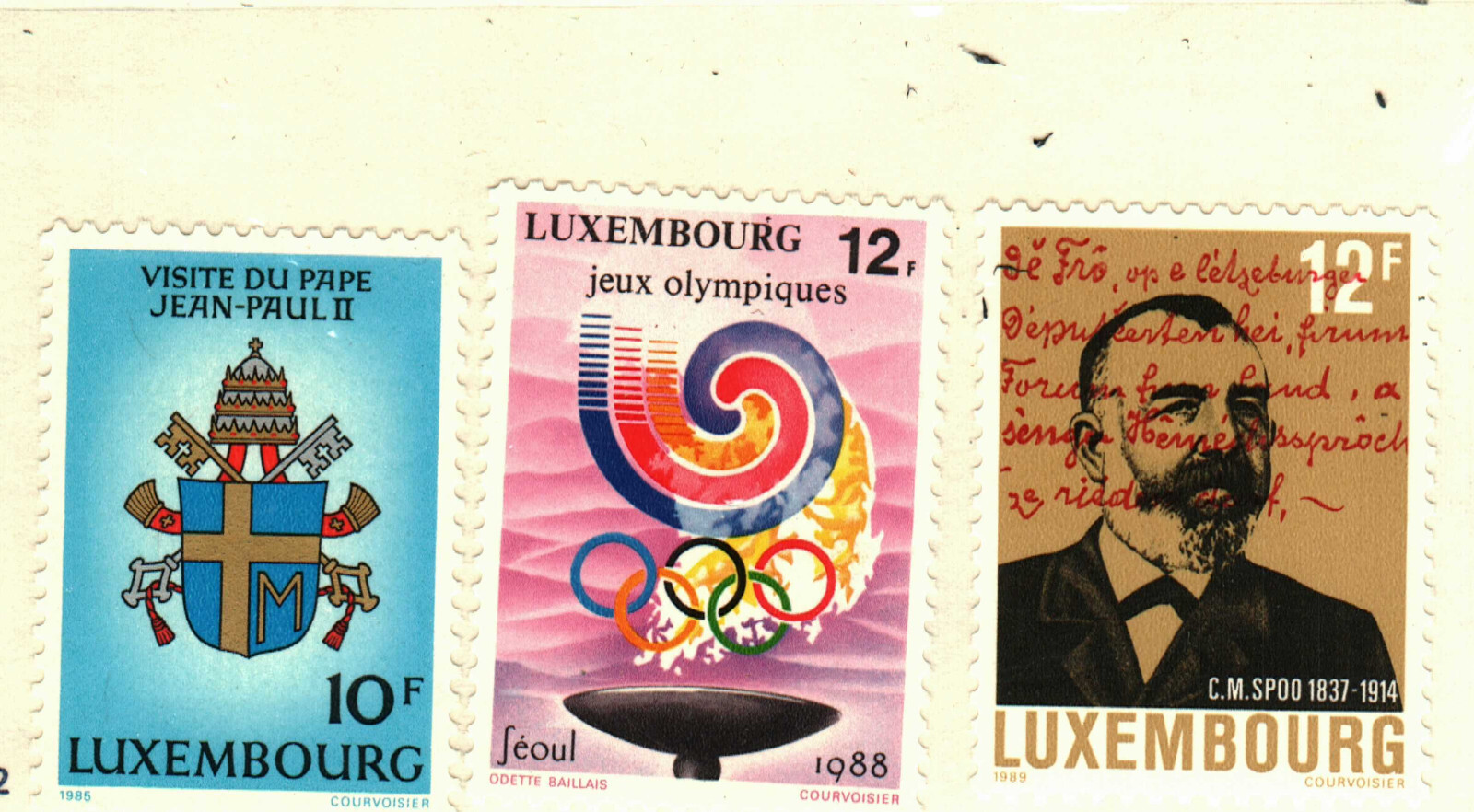 Luxembourg #728, 797-8 MNH
