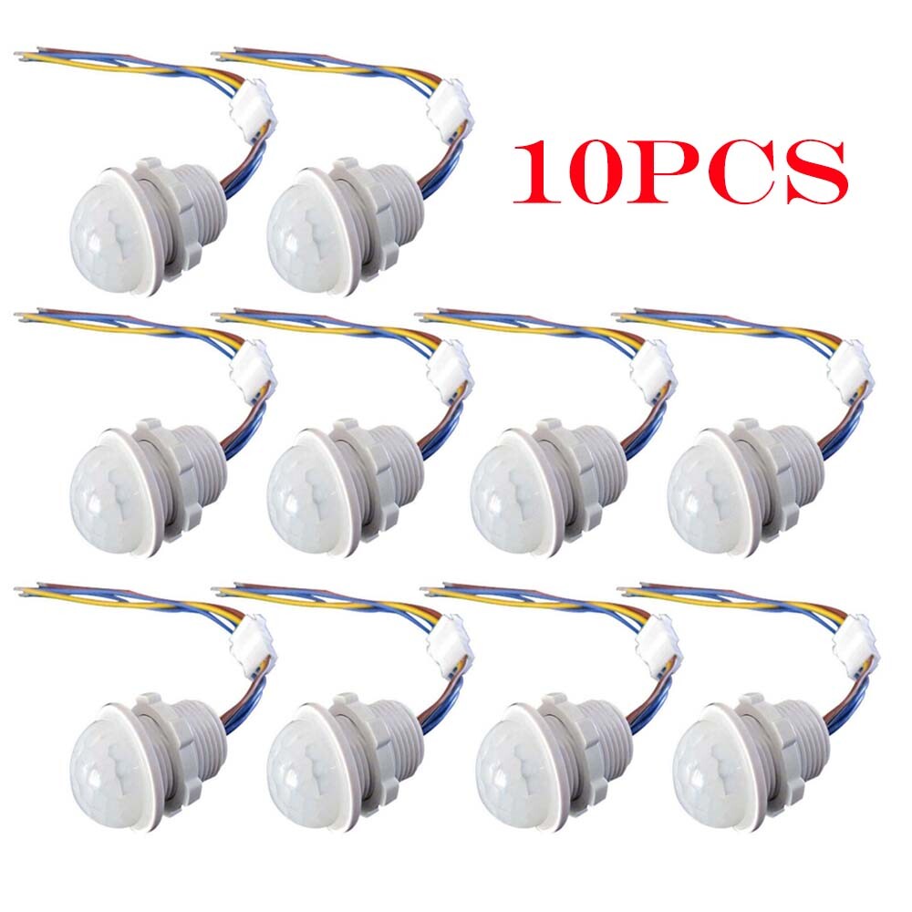 110V PIR Infrared Motion Sensor Detector Smart Switch Light Lamp Switch Auto 10X