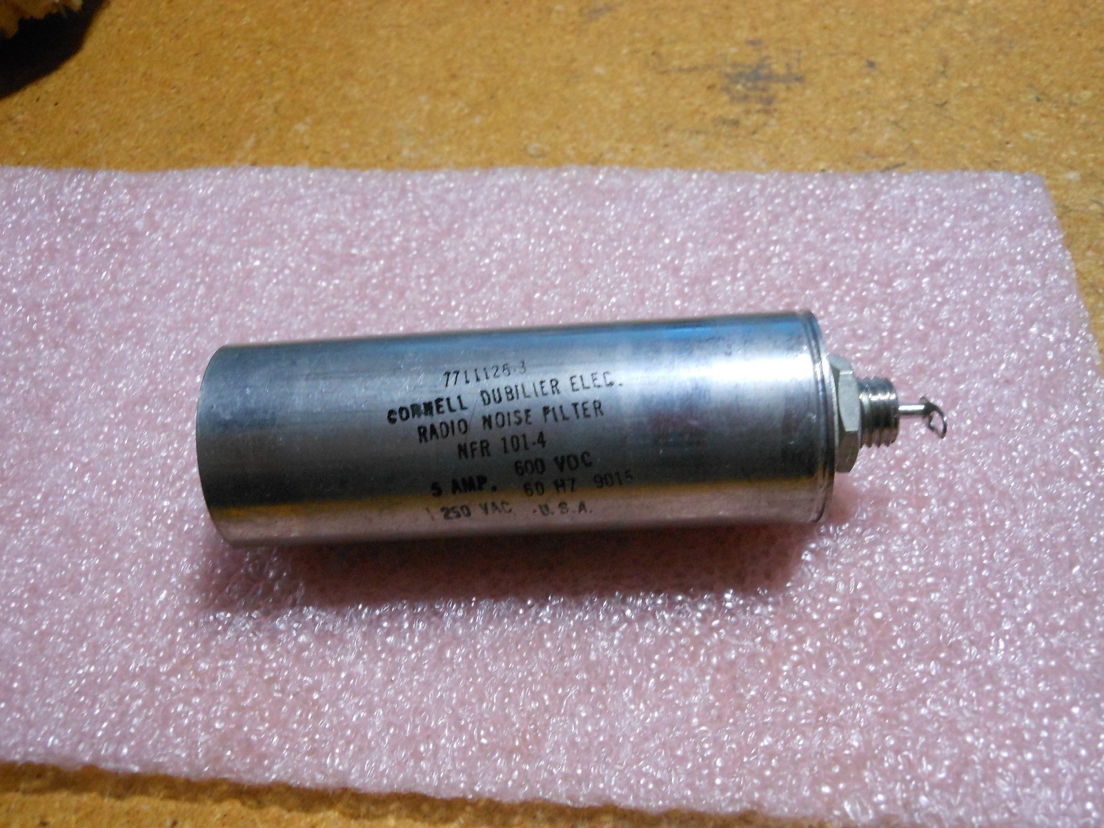 CDI FILTER # 7711126P003 NSN: 5915-00-727-8401 # 7711126-3  # 7711126P3