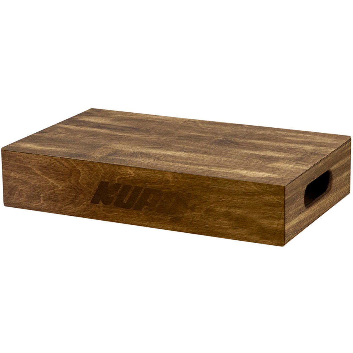 Kupo Half-Size Apple Box, Brown Stained