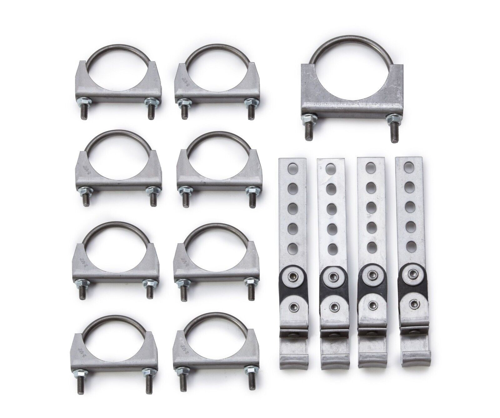 Dual Exhaust Hardware Kit 2.5" Pipes - Bolt together 2.5" exhaust system hardwar