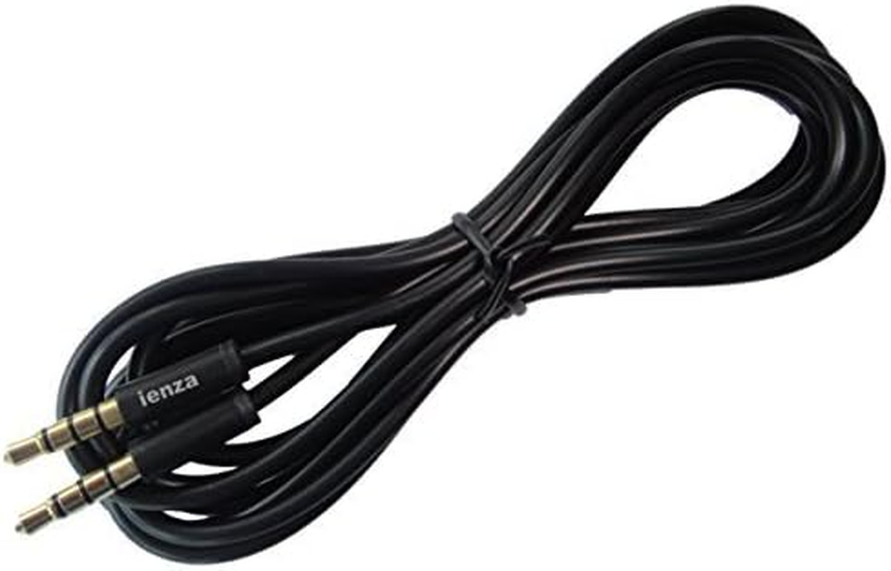 Ienza Aux Audio Cable for Playstation 5 PS5 Pulse 3D & Playstation PS4 Gold Ster
