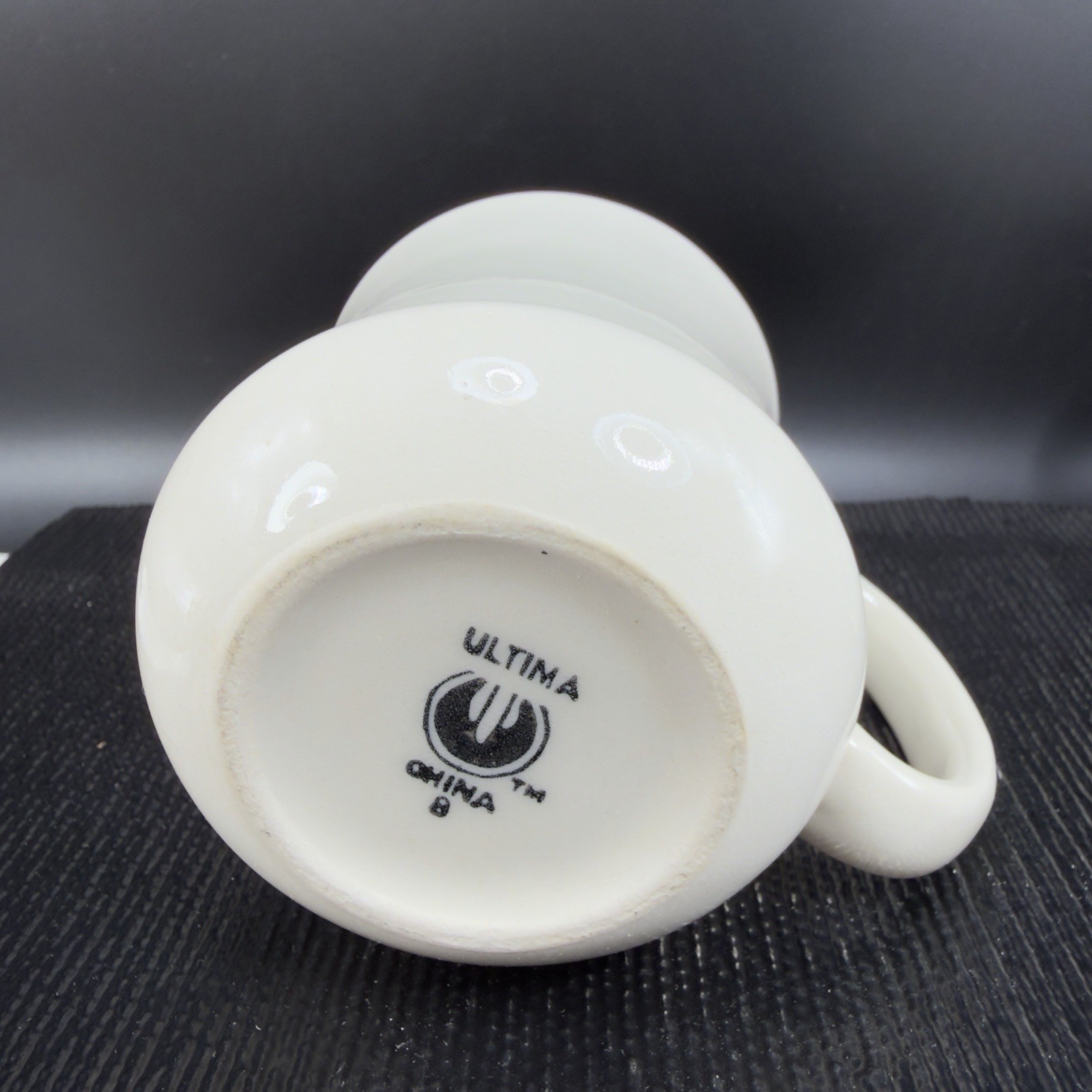 Ultima China Heavy Duty Restaurant Ware Coffee Mugs Cups Thick Dinner Ware Set 2